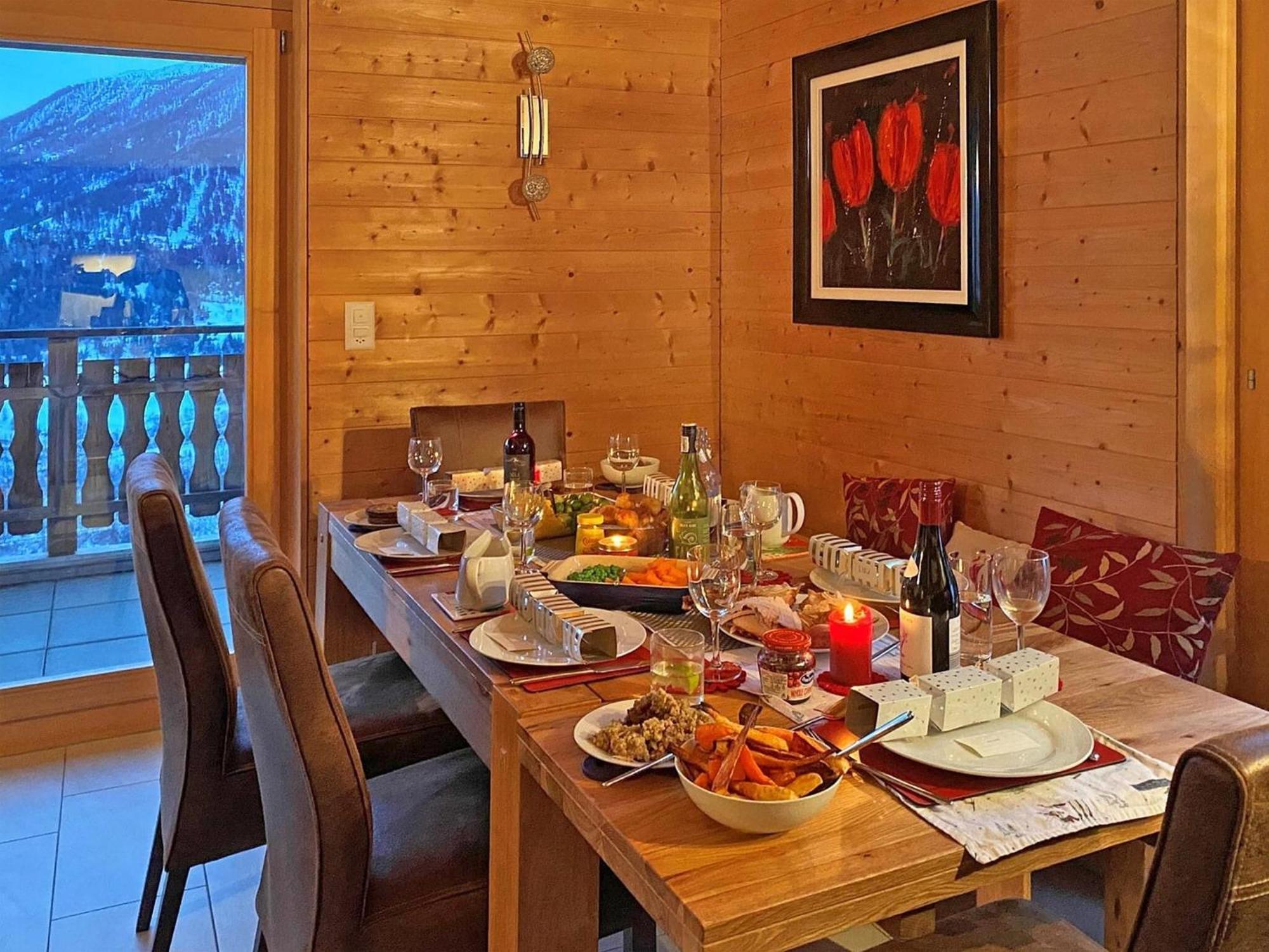 Mountain-View Chalet In Heremence With Terrace Ngoại thất bức ảnh