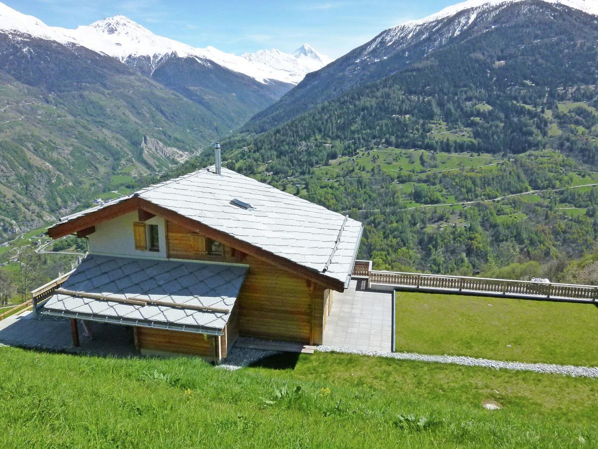 Mountain-View Chalet In Heremence With Terrace Ngoại thất bức ảnh
